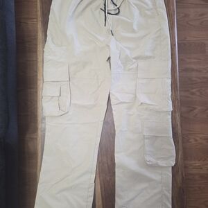 Men's Cream Cargo Pants/Rebel Minds